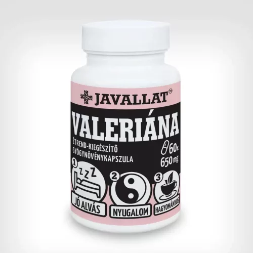 Javallat valeriána étrend-kiegészítő kapszula 60 db