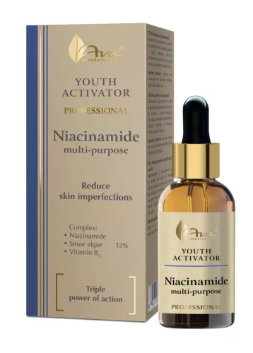 Ava fiatalság aktivátor plus pipettás multifunkciós niacinamid ampulla 30 ml