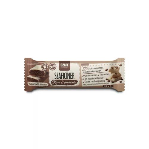 Szafi Reform szaficíner kávé és fehércsoki szelet gluténmentes 25 g