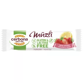 Cerbona szelet gluténmentes epres-citromos 35 g