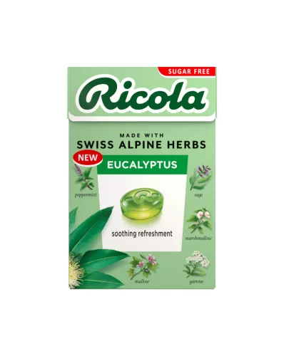 Ricola cukorka eukaliptusz 40 g