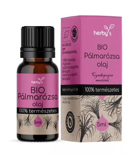 Herbys bio pálmarózsa olaj foodgrade 5 ml