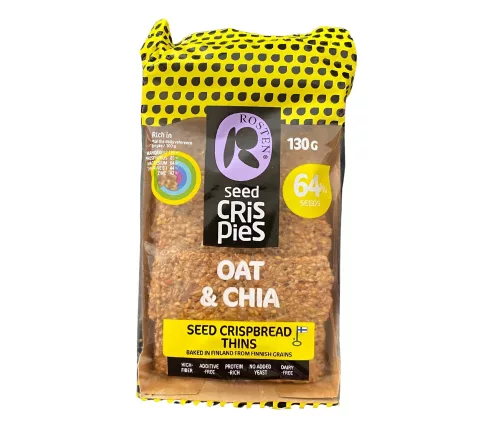 Rosten Crispies ropogós kenyérszelet zab és chia magos 130 g