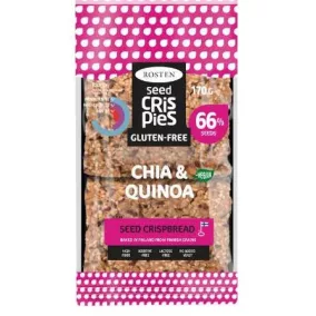   Rosten Crispies ropogós kenyérszelet chia mag és quinoás 130 g