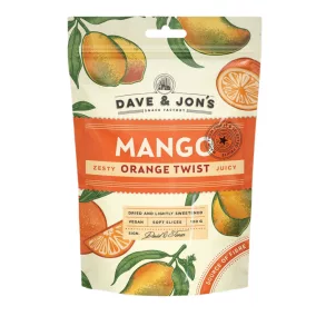 Dave & Jon's szárított mangó orange twist 100 g