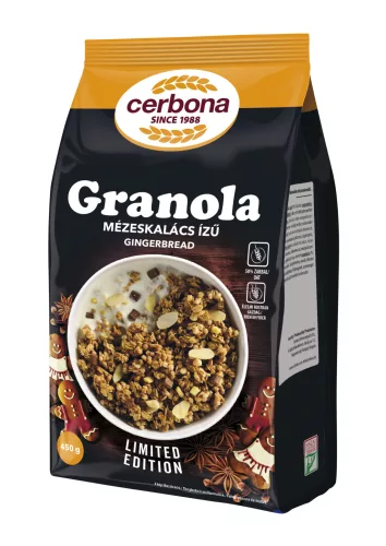 Cerbona granola mézeskalács 450 g