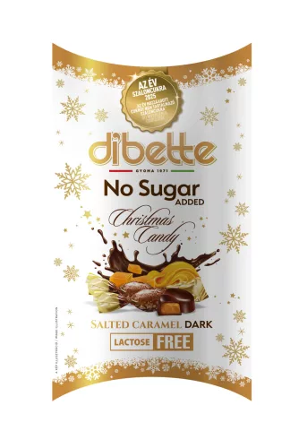 Dibette nas Dubai style krémmel töltött étcsokoládé desszert szaloncukor hozzáadott cukor nélkül, laktózmentes 200 g