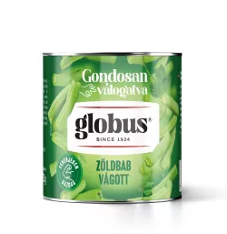 Globus zöldbab vágott konzerv 225 g 1 db