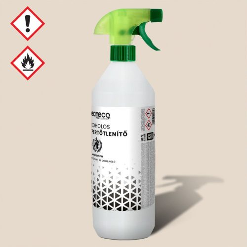 Cleaneco - Alkoholos felület fertőtlenítő - 1liter - szórófejjel