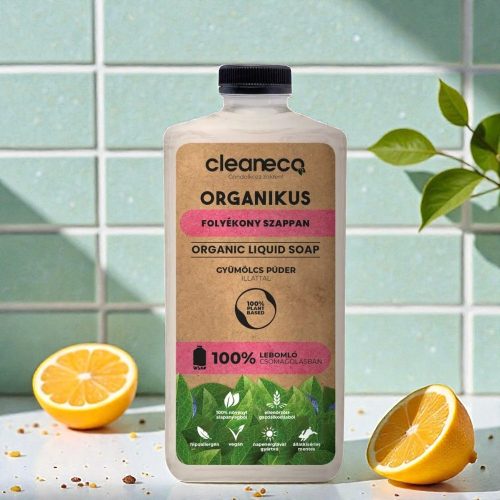 Cleaneco - organikus folyékony szappan 1l - komposztálható csomagolásban