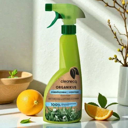 Cleaneco - organic bathroom and kitchen cleaner 0.5l - in recycled packaging