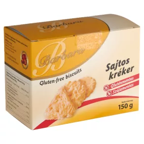 Barbara gluténmentes kréker sajtos 150 g
