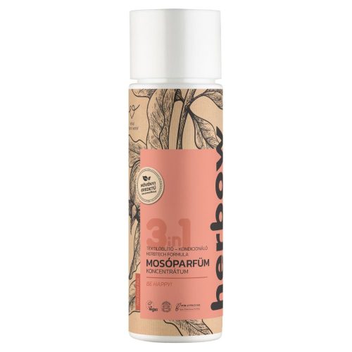 Herbow 3in1 mosóparfüm - öblítő koncentrátum Légy boldog! ÚJ - 200 ml