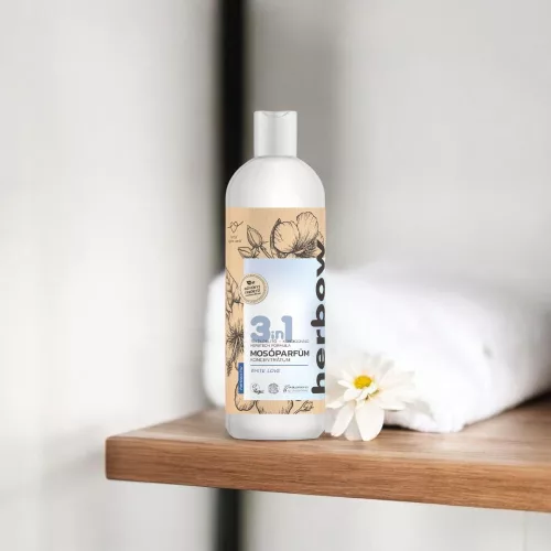 Herbow 3in1 mosóparfüm - öblítő koncentrátum Fehér szerelem ÚJ - 1000 ml