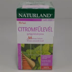 Naturland citromfűlevél tea 25x1g 25 g