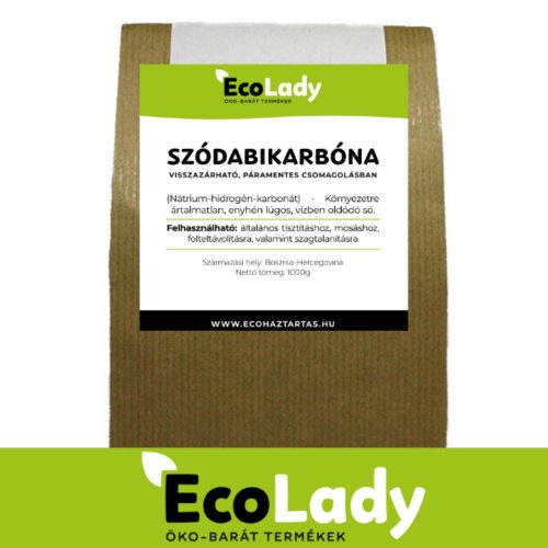 EcoLady Baking Soda - 1000g - in resealable, moisture-proof packaging