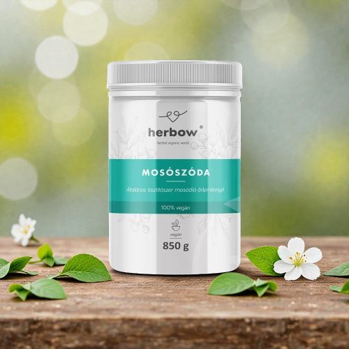 Herbow washing soda with soap nut powder 850 g