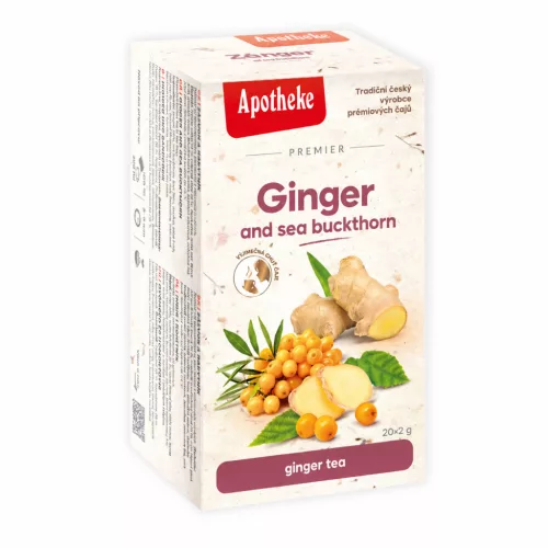 Apotheke gyömbér és homoktövis tea 20x2g 40 g
