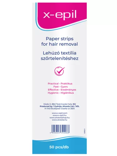 X-Epil lehúzó textilcsíkok 50 db