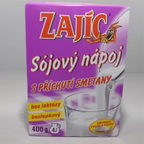 Zajic szója italpor tejszínes jellegű 400 g