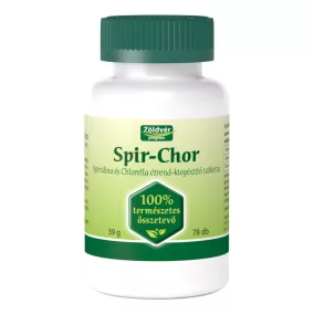 Zöldvér spir-chor alga tabletta 100% 60+18db 78 db