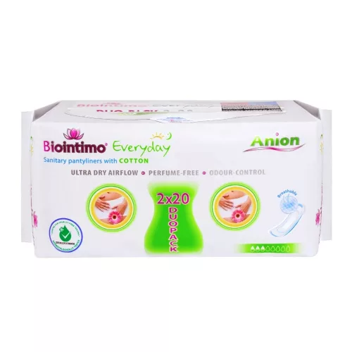 Biointimo duo pack tisztasági betét 2x20 db 40 db