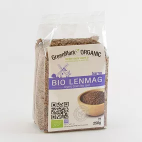 Greenmark bio lenmag barna 250 g