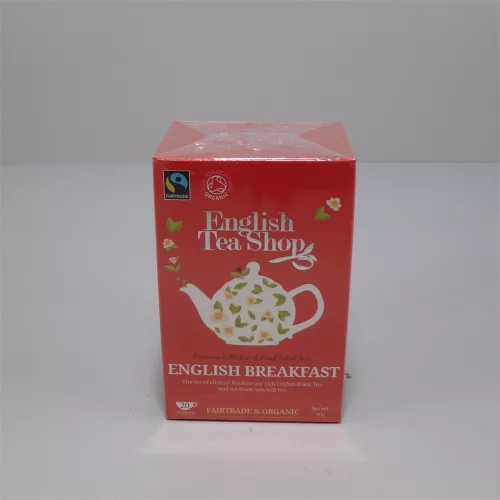 English Tea Shop bio english breakfast tea 20x2,5g 50 g