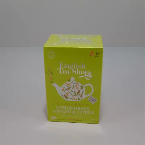English Tea Shop bio citromfű tea gyömbér&citrus 20x1,5g 30 g