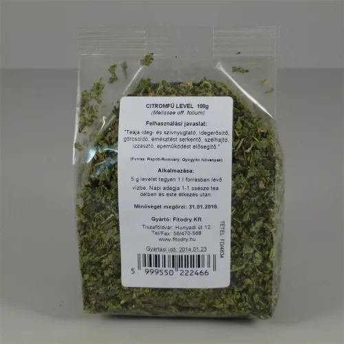 Fitodry citromfű levél 100 g