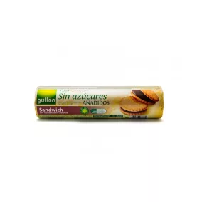   Gullón keksz étcsokoládés krémmel töltött, édesítőszeres 250 g