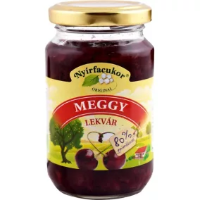 Nyírfacukor meggy lekvár 230 g