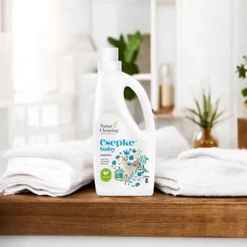 Csepke Baby allergénmentes mosógél 0m+ 1 Liter