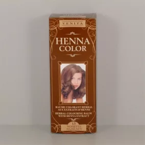 Henna Color szinező hajbalzsam nr 13 mogyoróbarna 75 ml