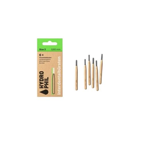 Hydrophil bamboo interdental brush - 0.6 mm