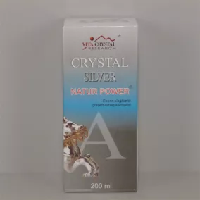 Crystal silver natur power étrend-kiegészítő ital 200 ml