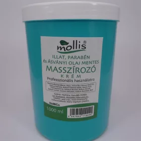 Mollis masszírozó krém illatmentes 1000 ml