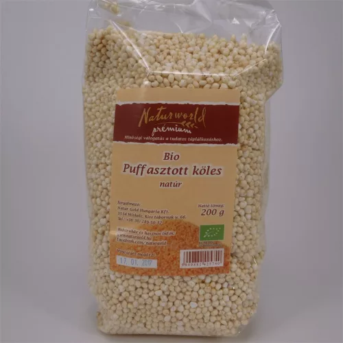 Naturgold bio puffasztott kölesgolyó natúr 200 g