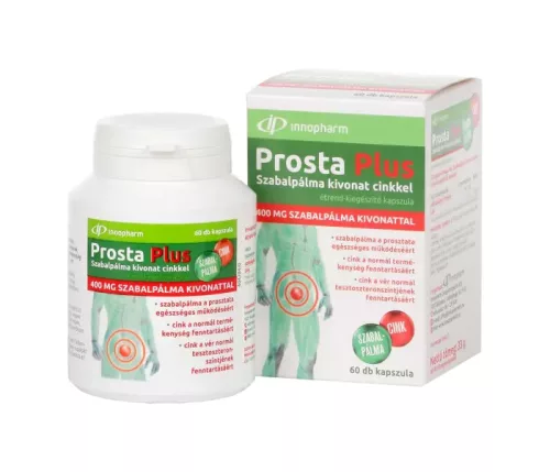 Innopharm prosta plus kapsz. 400 mg szabalpálma + cink 60 db