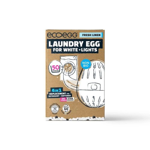 Ecoegg laundry egg 50 for white and light-coloured clothes - Fresh Cotton 