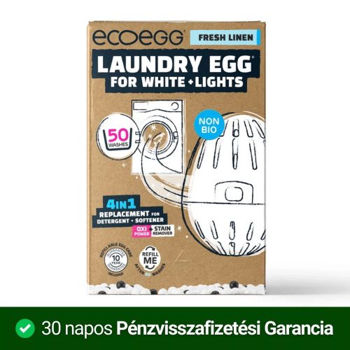 Ecoegg laundry egg 50 for white and light-coloured clothes - Fresh Cotton 