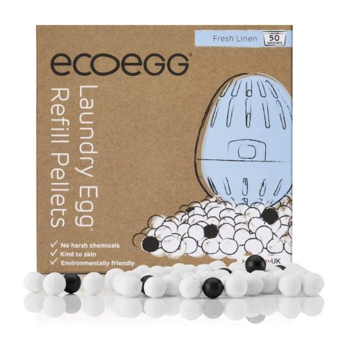 Ecoegg Laundry Egg Refill Fresh Cotton - 50 washes - with TOURMALINE balls
