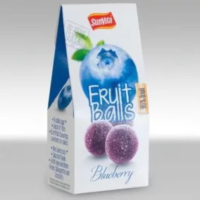 Sunvita gyümölcsgolyó kékáfonyás 80 g