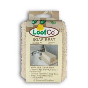 LoofCo soap dish made from loofah 