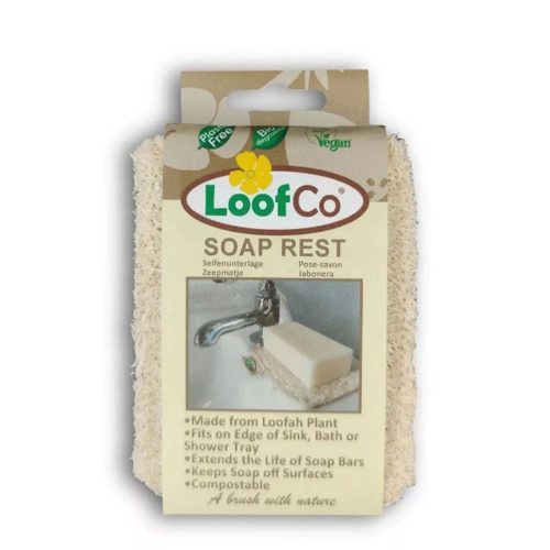 LoofCo soap dish made from loofah 