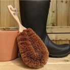 LoofCo coconut fibre garden brush with handle - 1 pc
