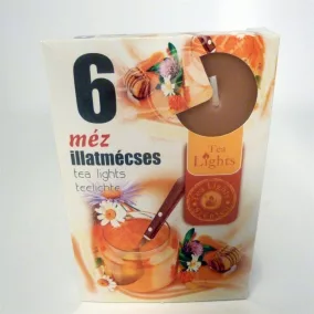 Illatos teamécses méz 6 db-os 1 db
