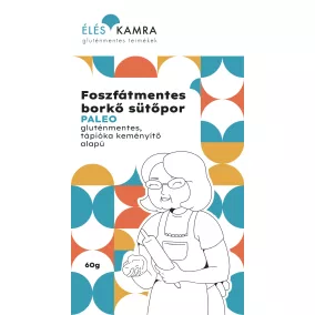   Éléskamra foszfátmentes borkő paleo sütőpor tápióka keményítő alapú 60 g