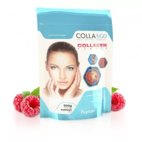 Collango collagen por málnás ízű 360 g