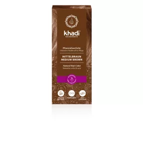 Khadi bio hajfesték por középbarna 100 g